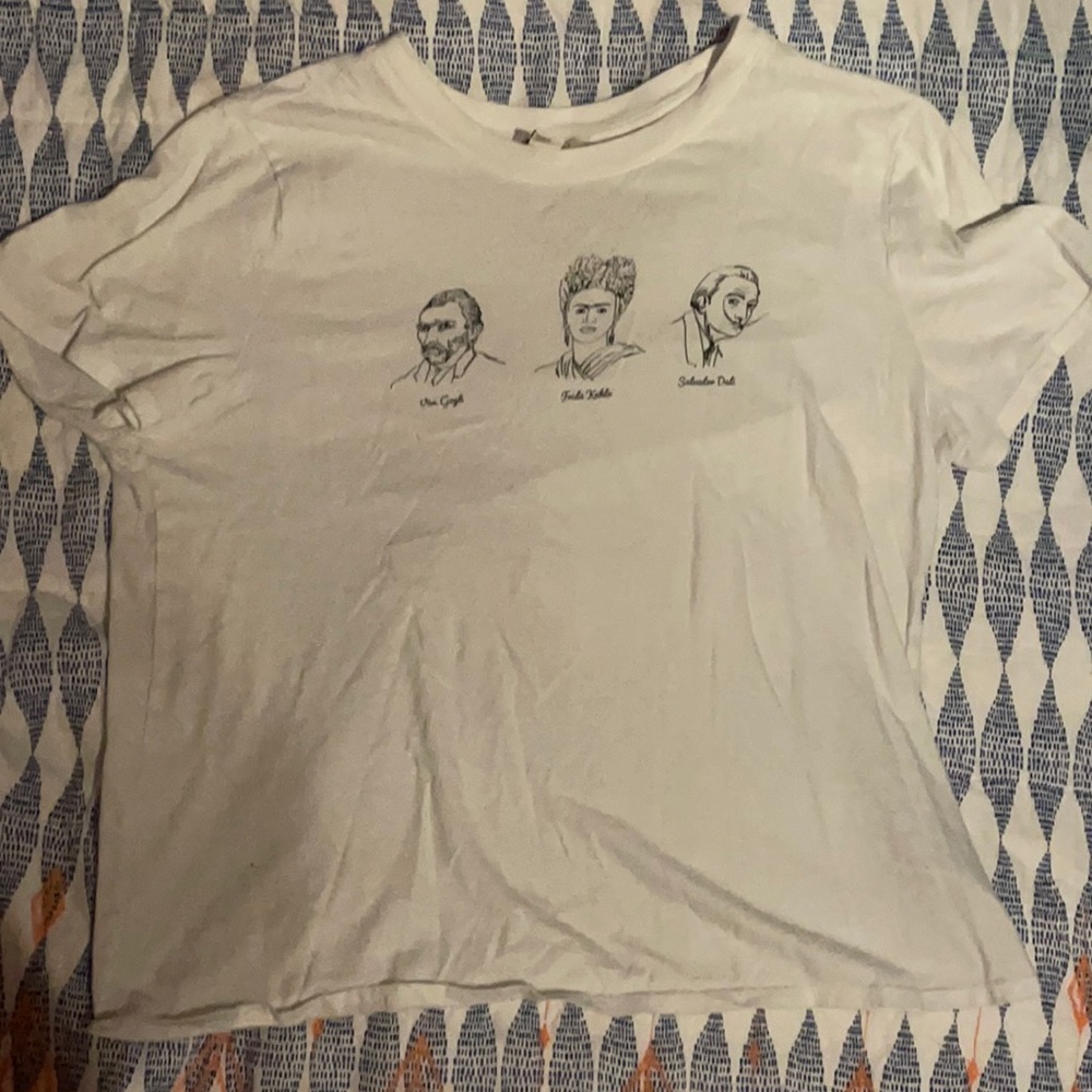 Van Gogh, Frida Kahlo, and Salvador Dali Forever 21 t-Shirt